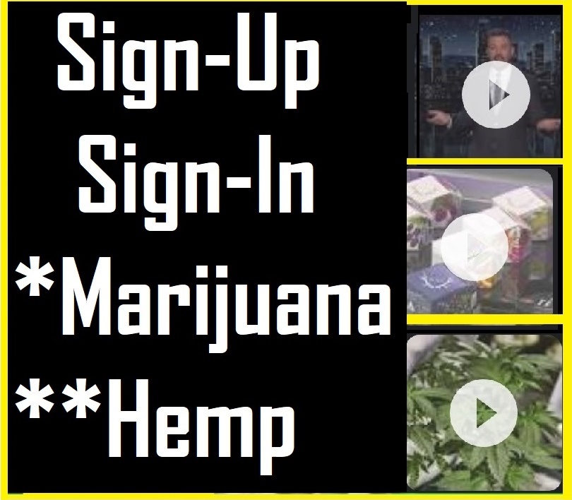 Hemp Marijuana signup data input package